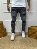 CALÇA JOGADOR - CINZA ESCURO